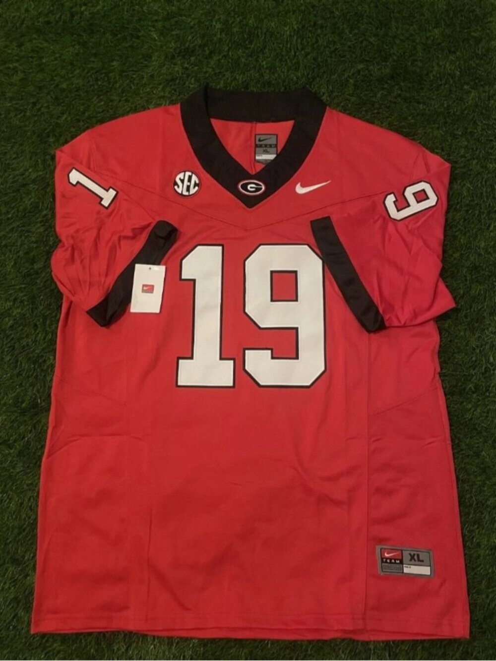 Brock Bowers Red Jersey Stitched Vapor